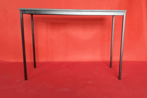 와이드 빠테이블 A형(블랙/화이트)